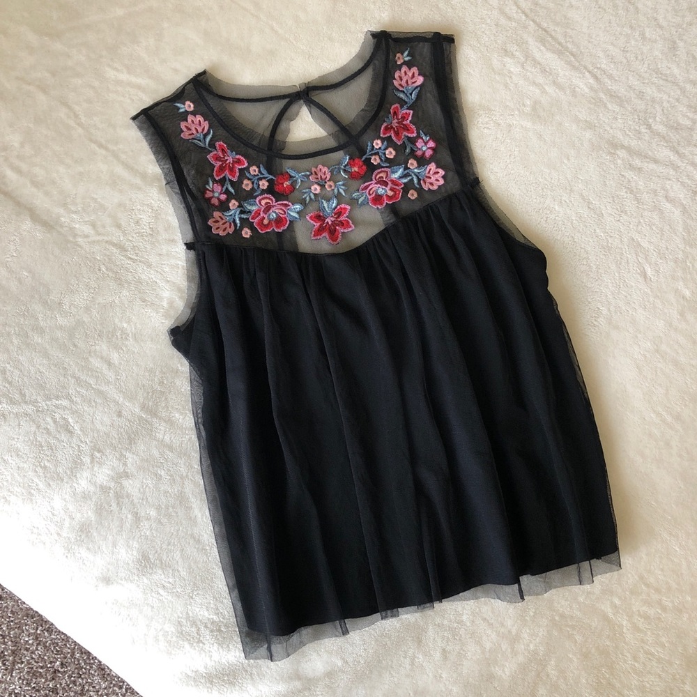 Hollister sheer top